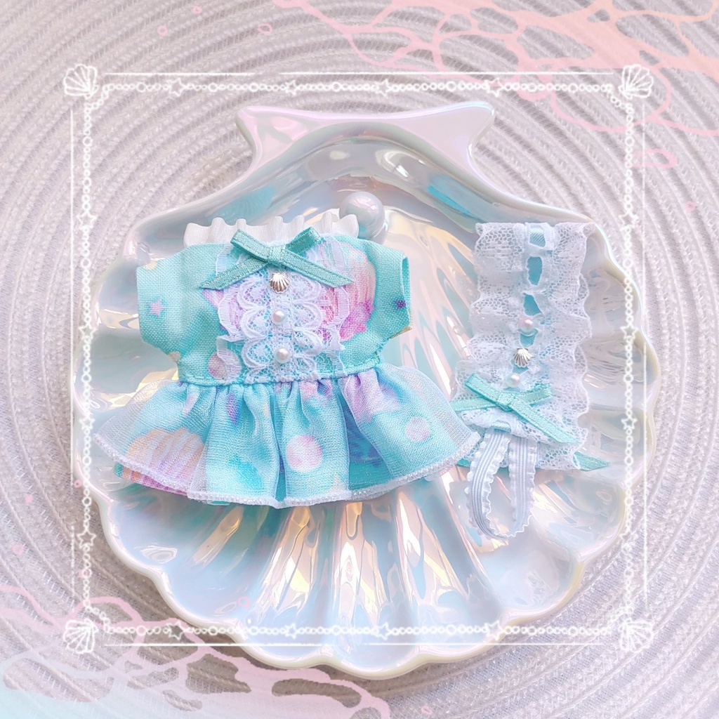 Fancy Summer Ripple Onepiece SET🧜♀️✨