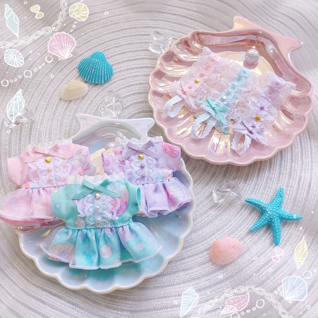 Fancy Summer Ripple Onepiece SET🧜‍♀️✨