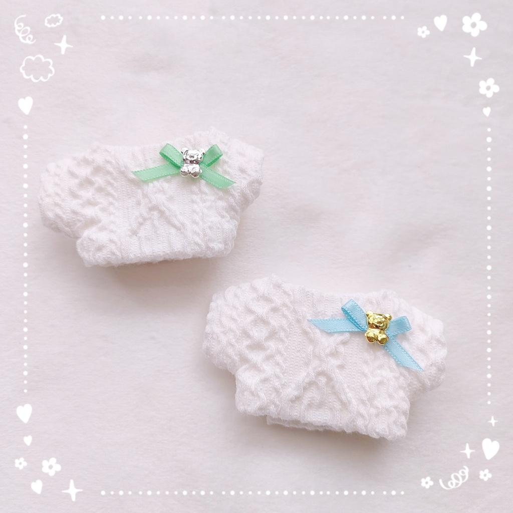 テデが待ち遠しいペアニット🧸🎀