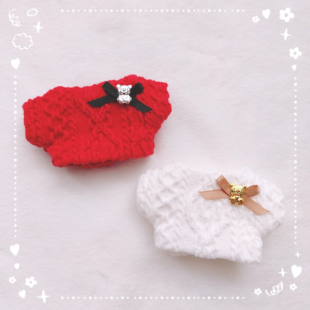 テデが待ち遠しいペアニット🧸🎀