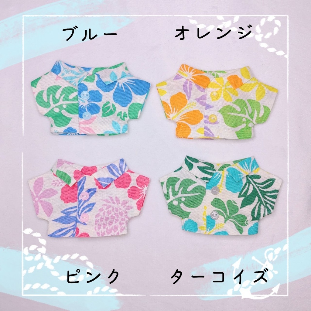 サマーリゾート シャツ🌺(卍原画展ぬいサイズ)