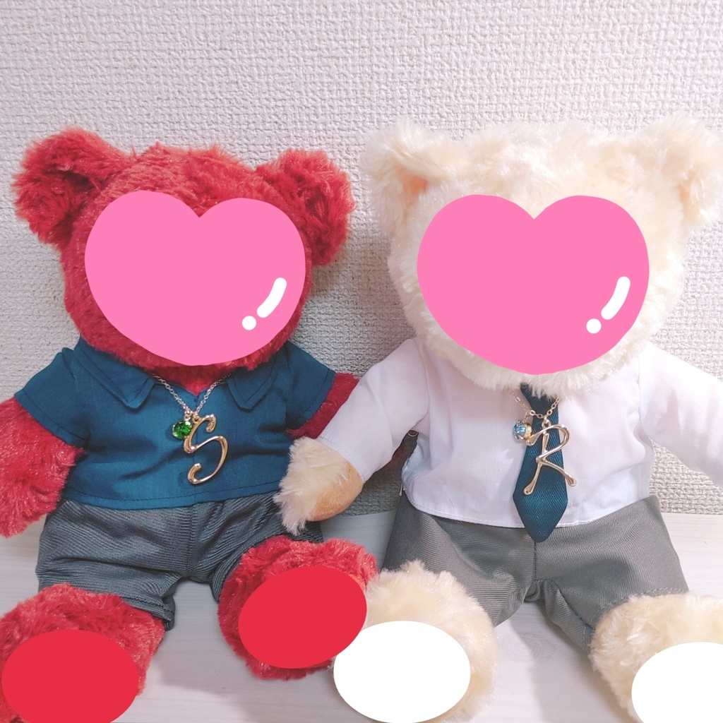 🧸ベア用 イニシャルネックレス