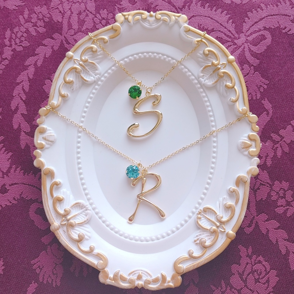 🧸ベア用 イニシャルネックレス