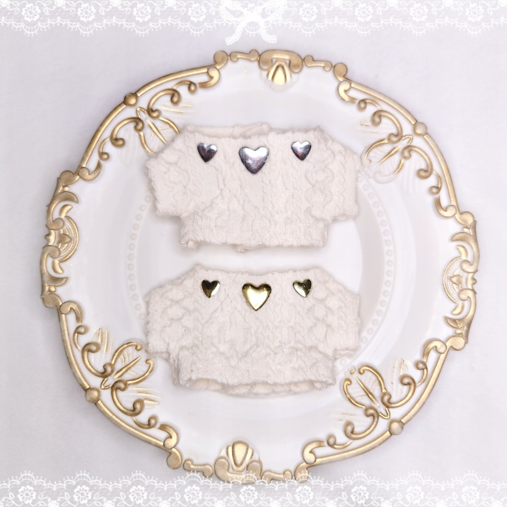10cm / トリプルハート ニット