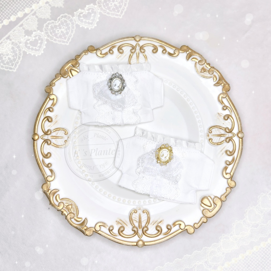 10cm/クラシカル フリルシャツ 白ver.