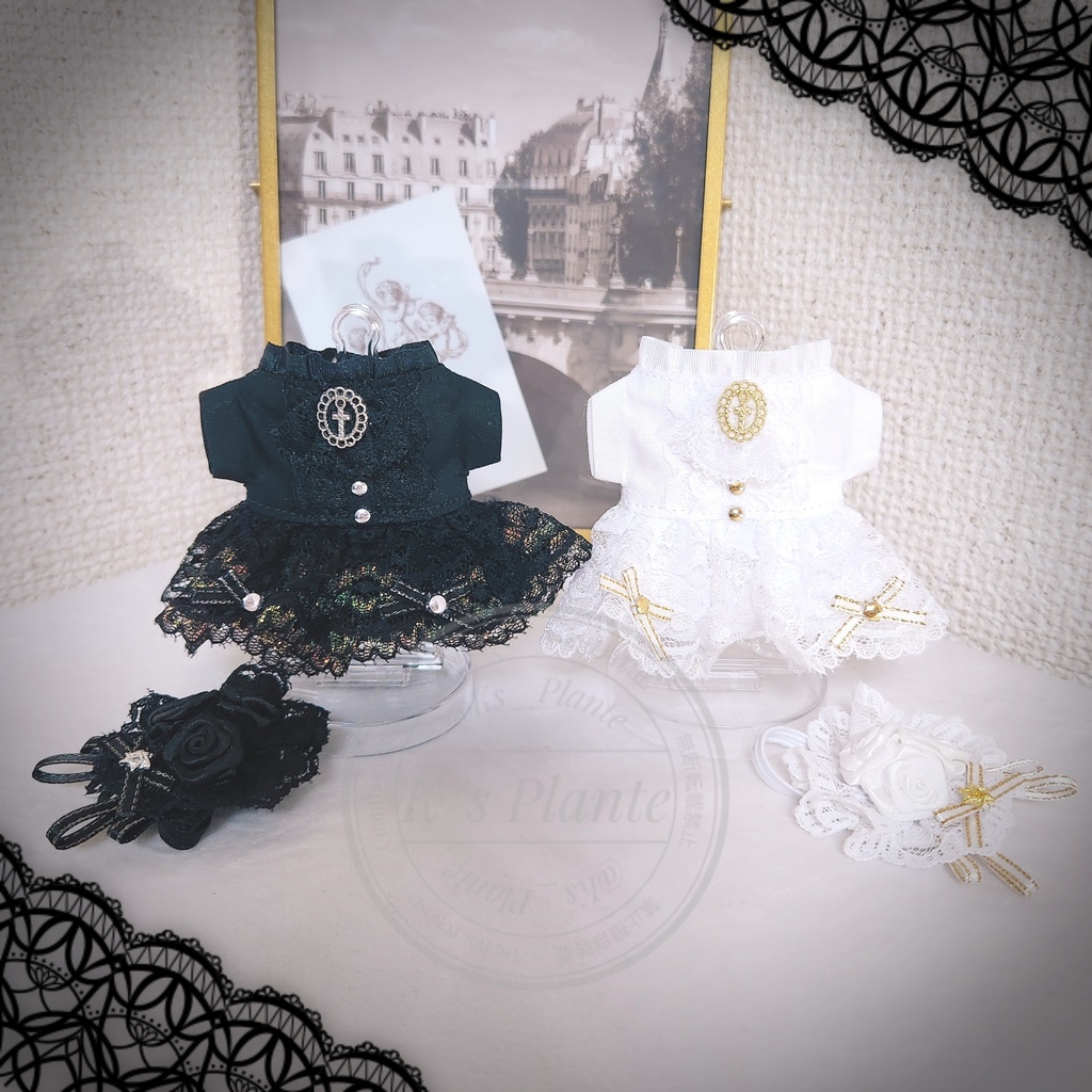 10cm / Celestial Gothic Dres&Headdress SET.