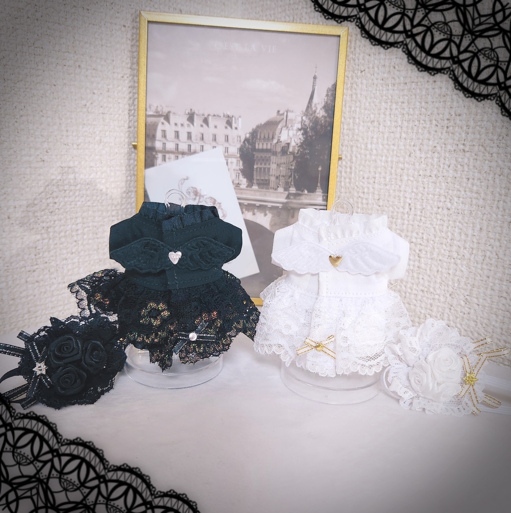 10cm / Celestial Gothic Dres&Headdress SET.