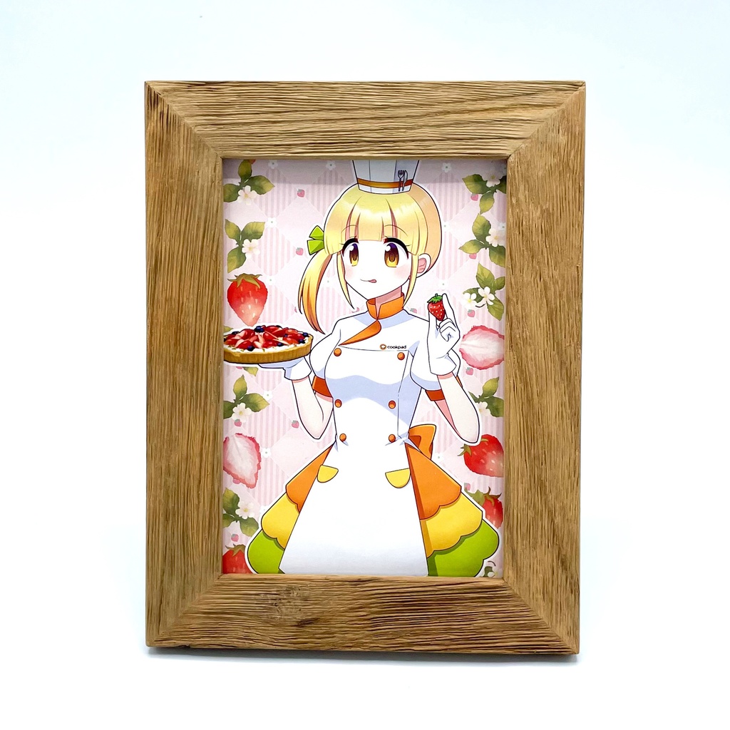 ポストカード：フルーツタルト（サイン入りフォトフレーム付）