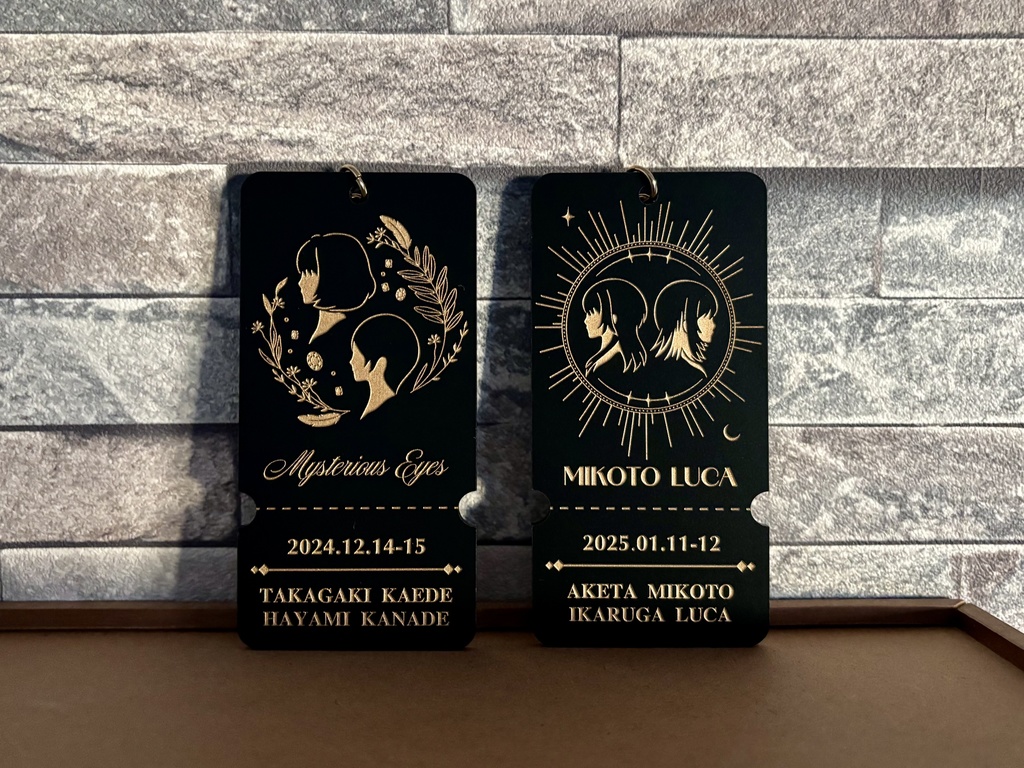 ミスアイ/みこルカ チケ風アクキー