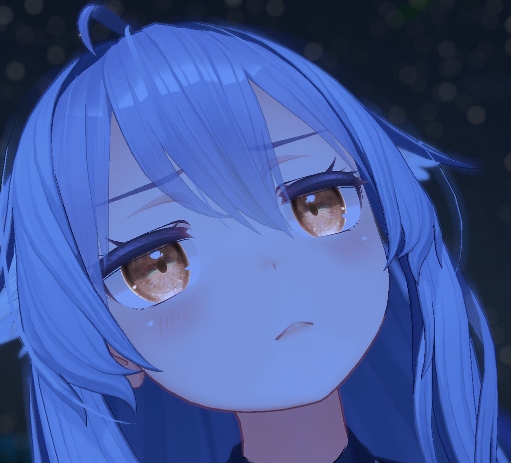 【桔梗用】Face Makeup & Snowflakes Eyes (For Christmas!)