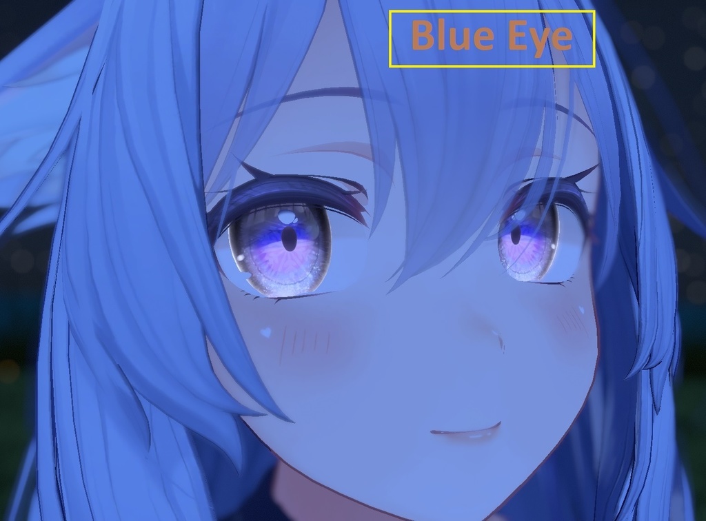 【桔梗用】Face Makeup & Snowflakes Eyes (For Christmas!)