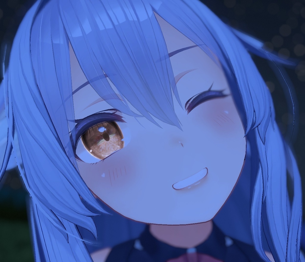 【桔梗用】Face Makeup & Snowflakes Eyes (For Christmas!)