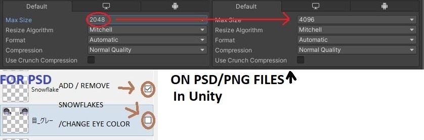 【桔梗用】Face Makeup & Snowflakes Eyes (For Christmas!)