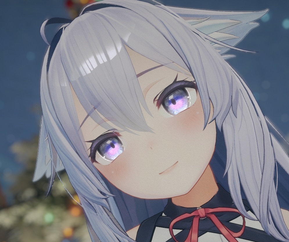 【桔梗用】Face Makeup & Snowflakes Eyes (For Christmas!)