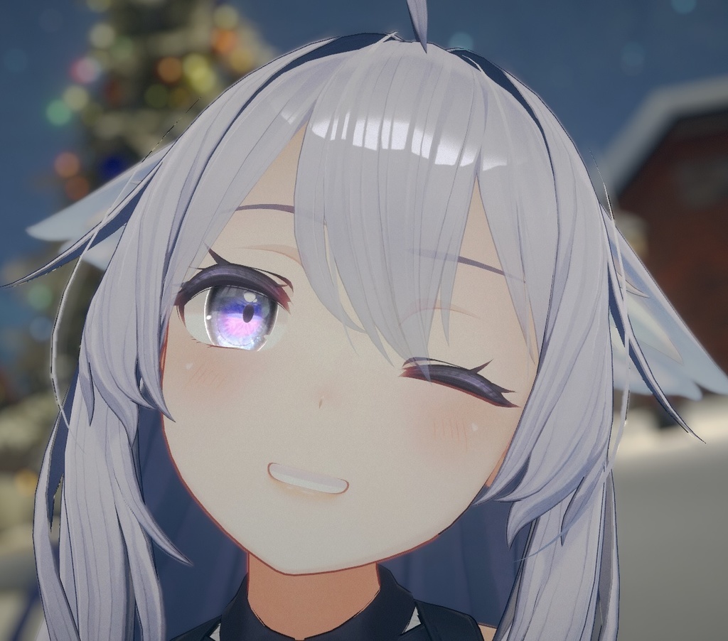 【桔梗用】Face Makeup & Snowflakes Eyes (For Christmas!)