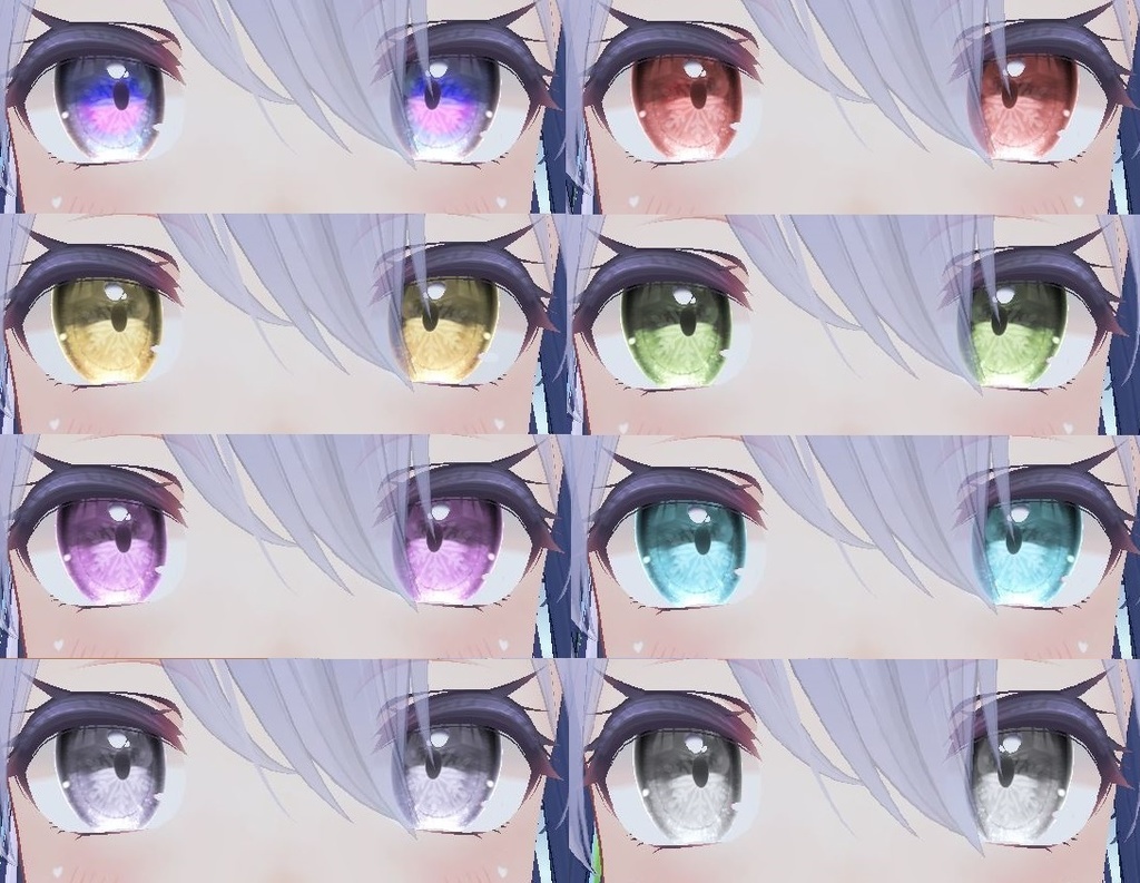 【桔梗用】Face Makeup & Snowflakes Eyes (For Christmas!)