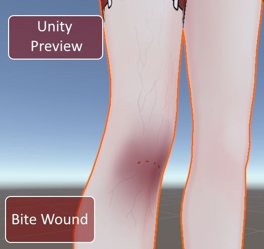 『トラスとウェッジ』Zombie Texture for Tolass