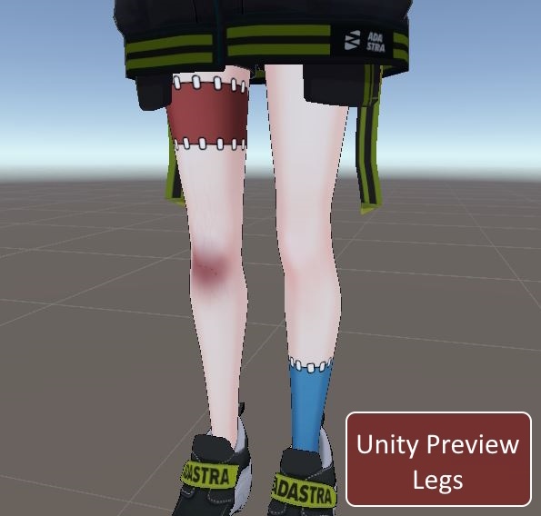 『トラスとウェッジ』Zombie Texture for Tolass