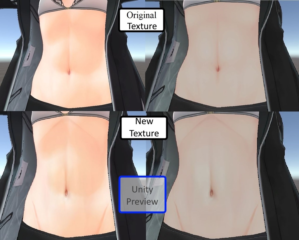 Leeme -リーメ- & Reeva -リーバ- Body Skin Textures