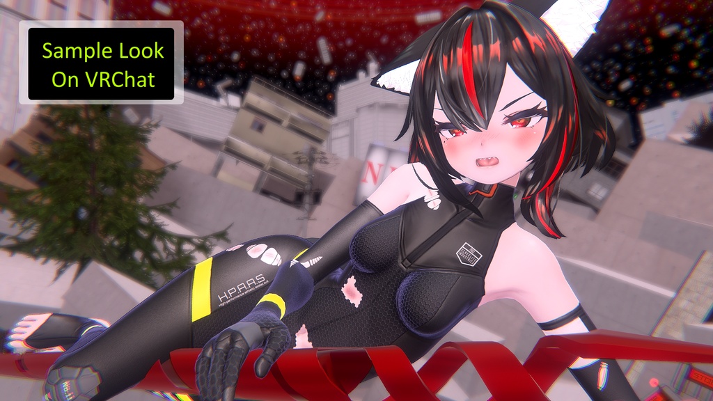 「Wolfram」Damaged Bodysuit