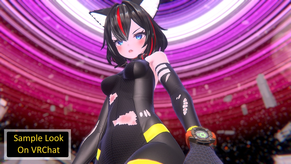 「Wolfram」Damaged Bodysuit