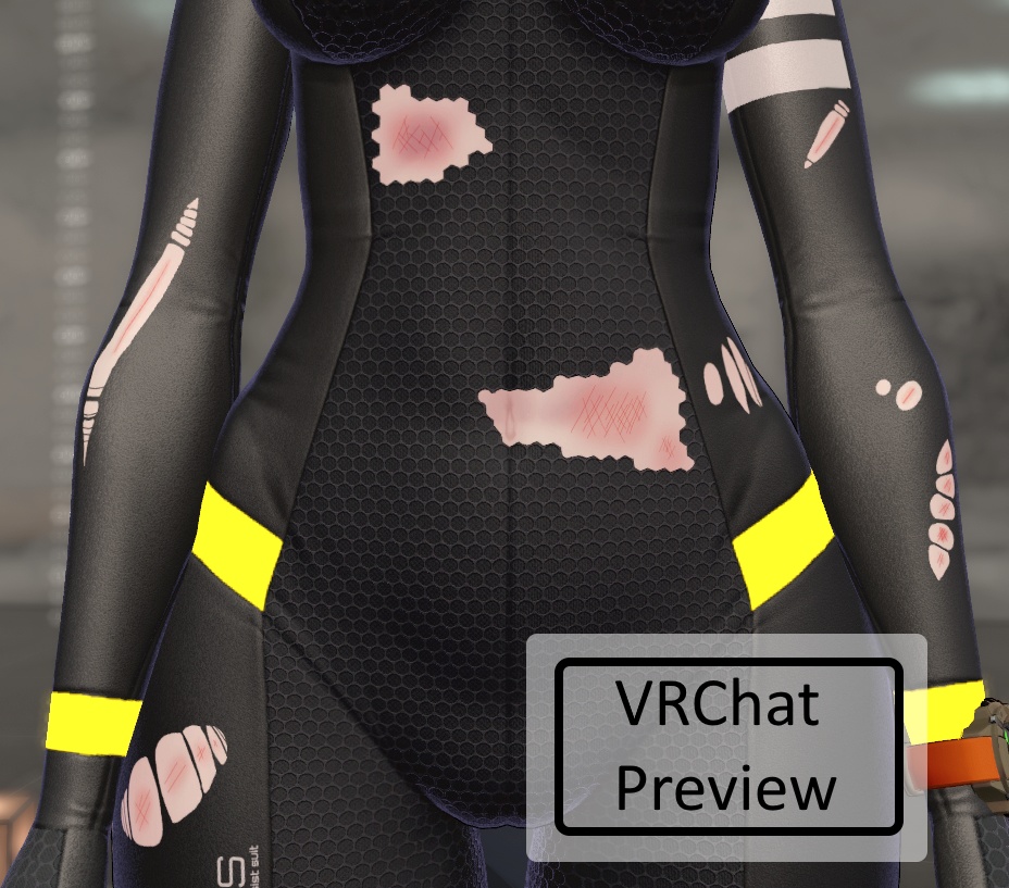 「Wolfram」Damaged Bodysuit