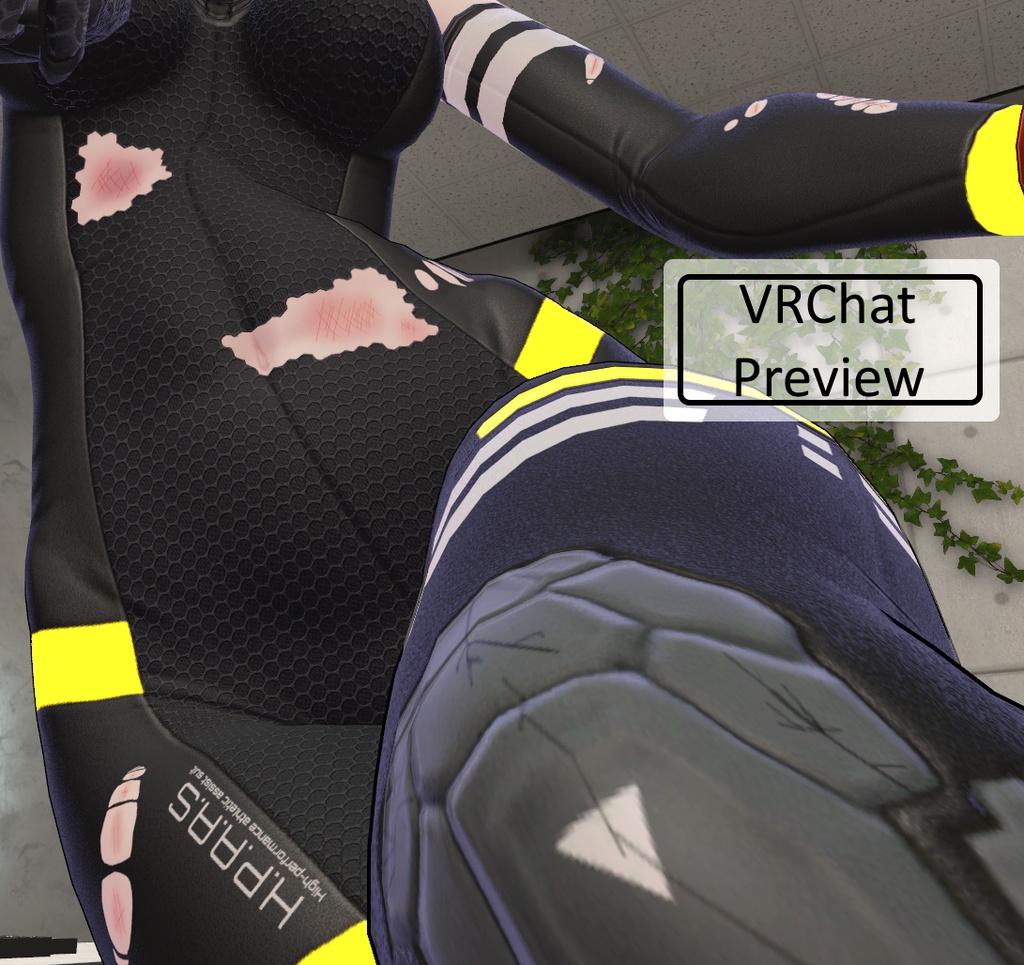 「Wolfram」Damaged Bodysuit