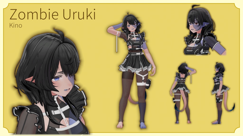 「ウルキ・Uruki」Zombie Skin for Uruki