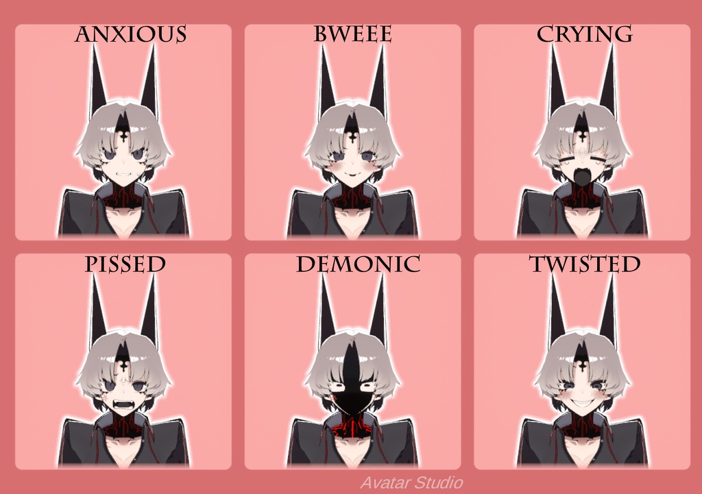 Devil Skin & Face Emotes for SiuSiu