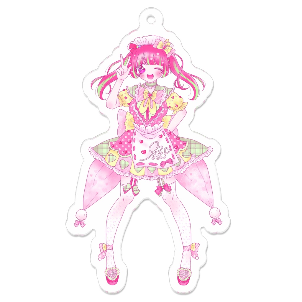ゆめかわ魔法少女 アクリルキーホルダー