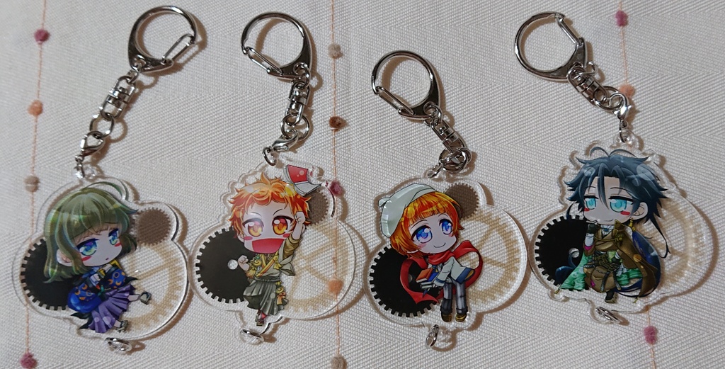 田端組連結アクリルキーホルダー 行雲流水亭 Booth