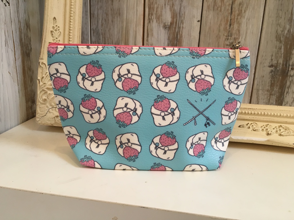 ◆刀剣乱舞*つるいちモチーフポーチ/くるまれいちご大福ver