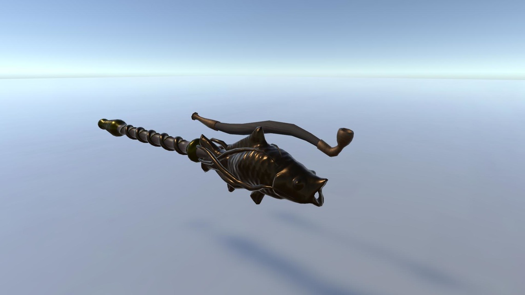 「煙管」と「鯉のシガレットホルダー」セット