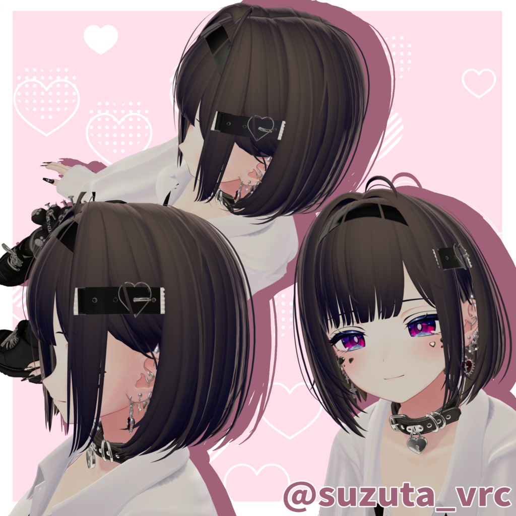 belt hairpin🖤ベルトヘアピン
