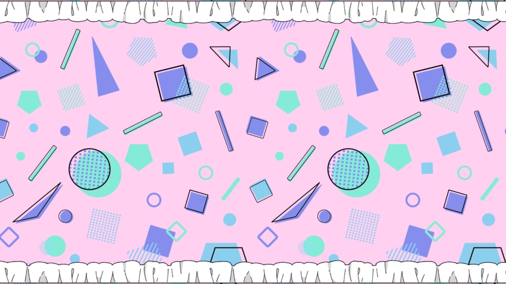 【無料】背景 ロゴ【配信用素材】