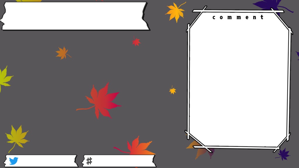 【無料/有料】雑談枠用オーバーレイ【配信用素材】