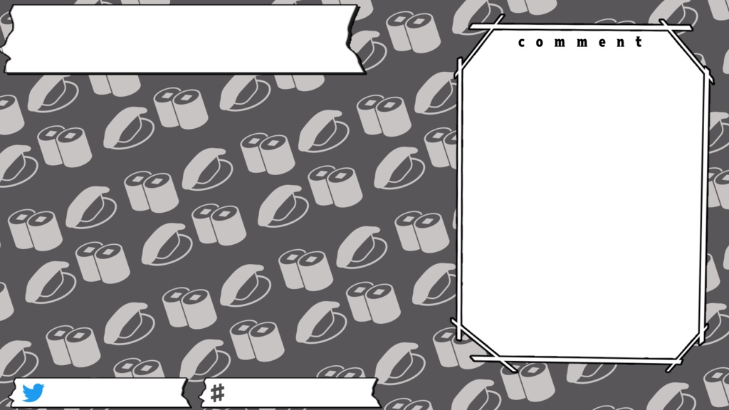 【無料/有料】雑談枠用オーバーレイ【配信用素材】