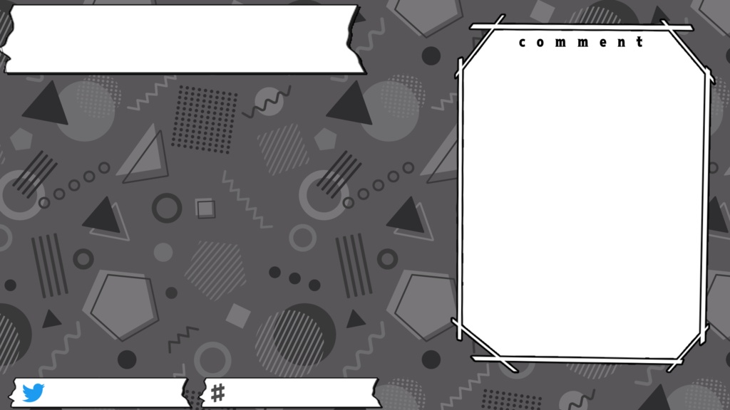 【無料/有料】雑談枠用オーバーレイ【配信用素材】