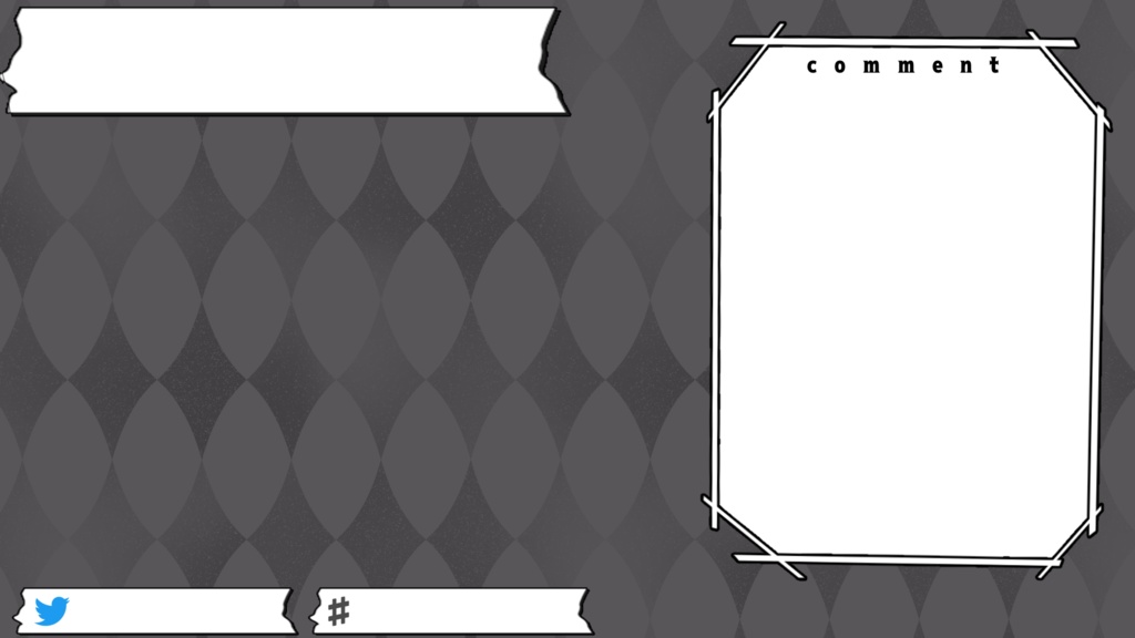 【無料/有料】雑談枠用オーバーレイ【配信用素材】