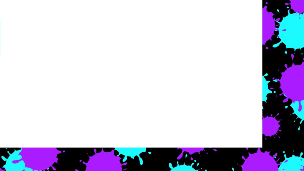 【無料/有料】スプラ風配信用オーバーレイ