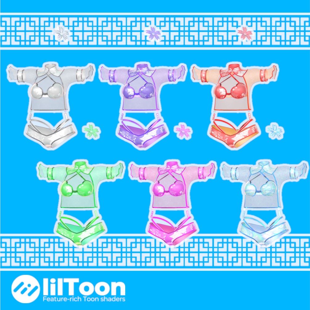 【複数アバター対応】 清涼娘々(仮) 【VRChat想定】