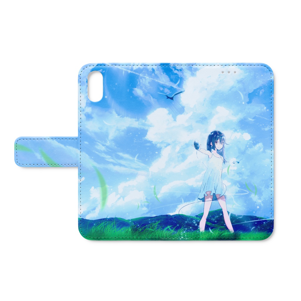 晴生家 手帳型iPhoneケース
