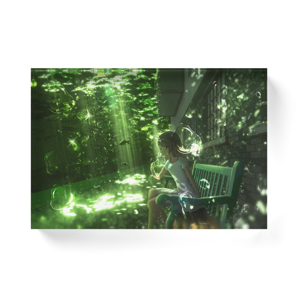 木漏れ日アクリルブロック