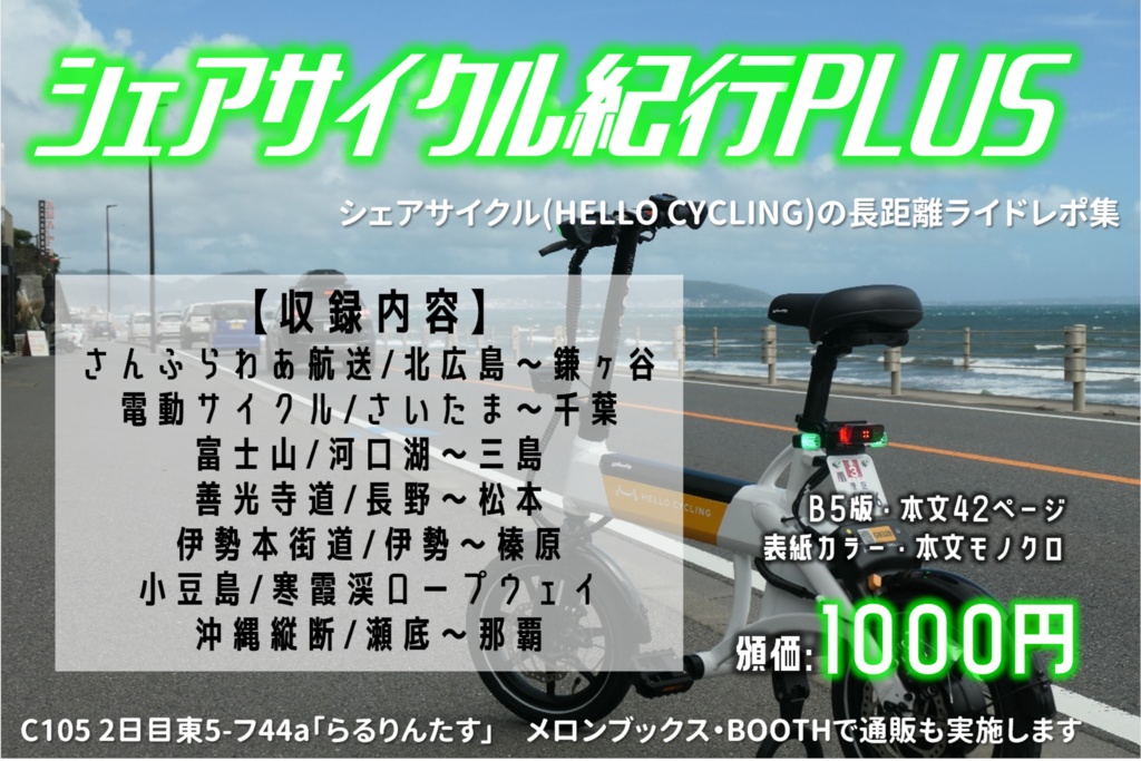 シェアサイクル紀行PLUS