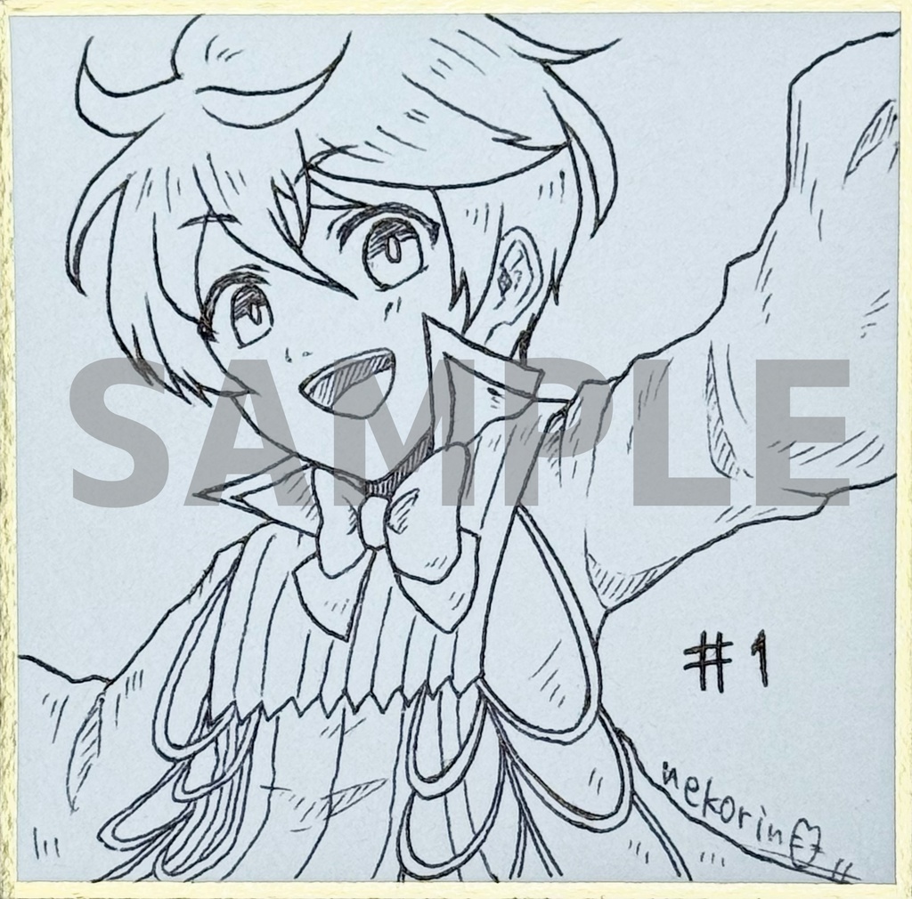 ミニ色紙 バエル