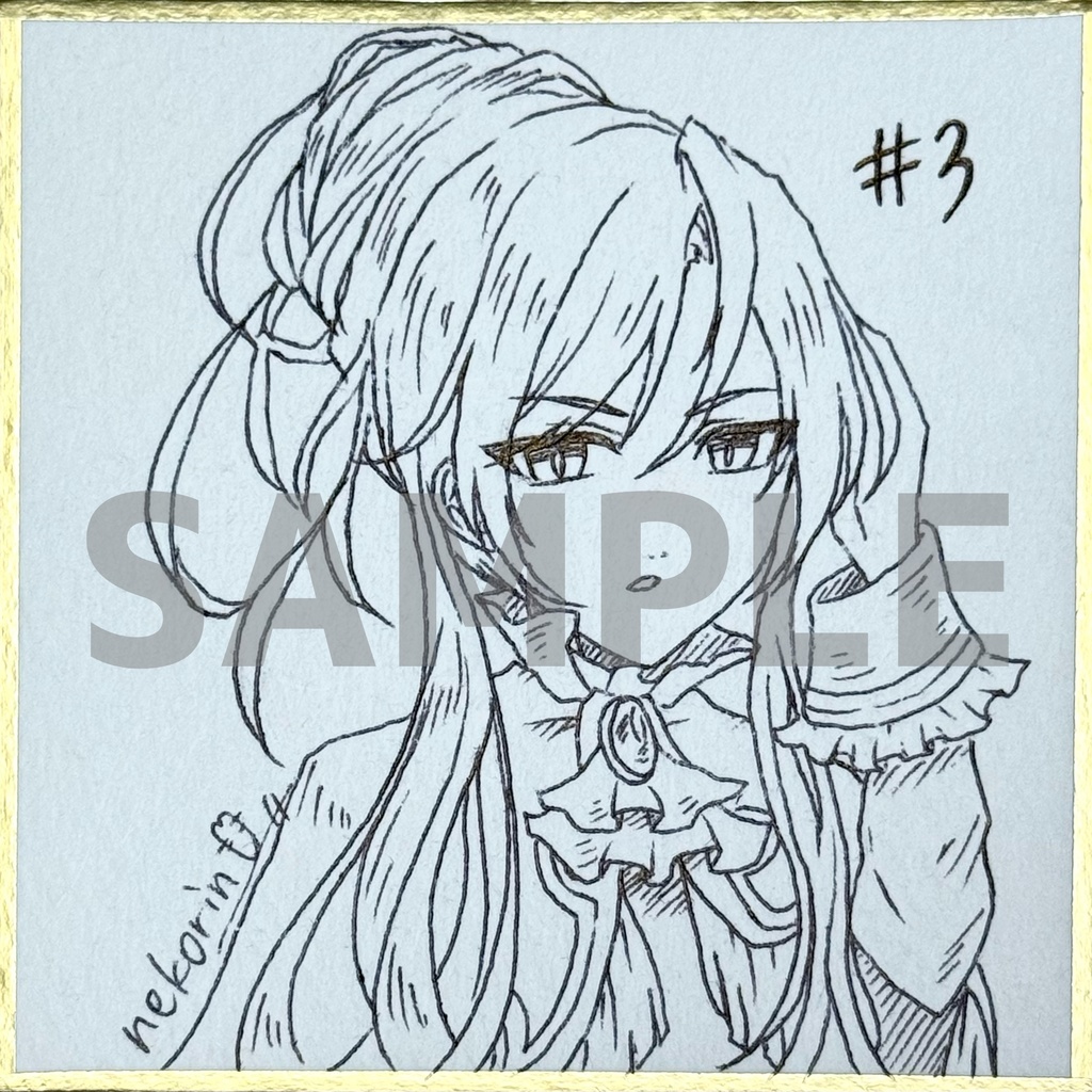 ミニ色紙 ウァサゴ