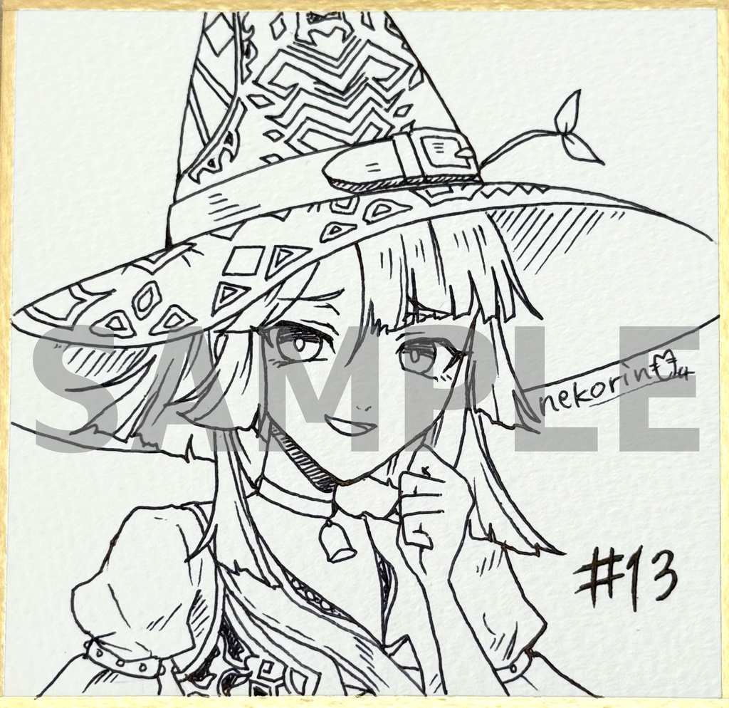 ミニ色紙 バフォメット