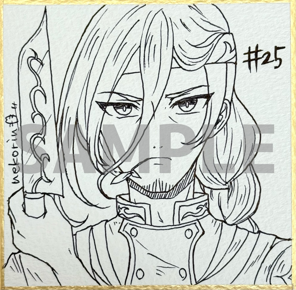 ミニ色紙 ニスロク