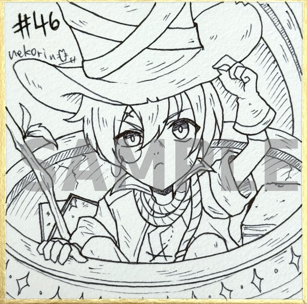 ミニ色紙 アガシオン