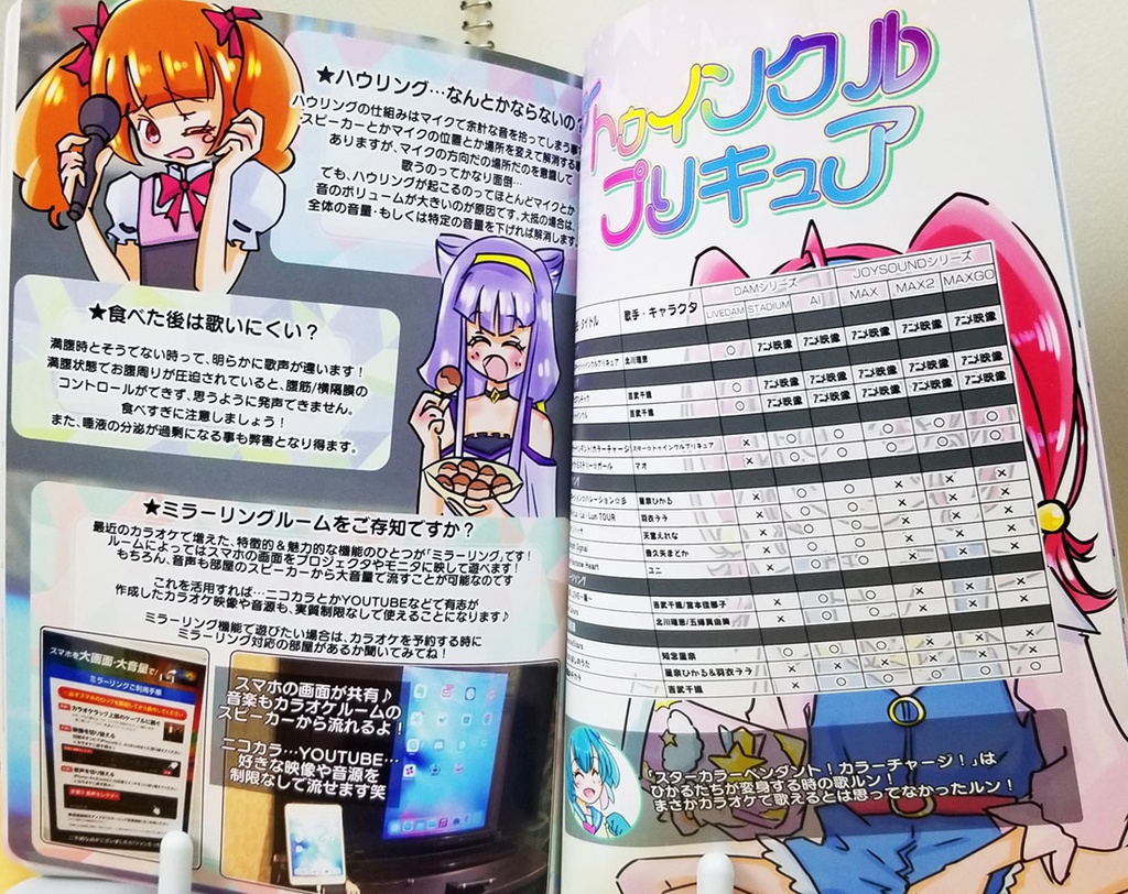 プリキュアカラオケ歌本